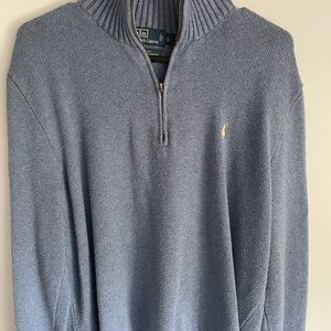 Blue Ralph/Lauren Polo pullover. Like-New. Size large
